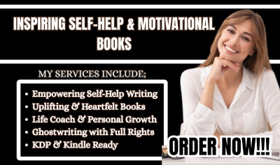 I Will Write a Self Help, Motivational or Personal Growth Book