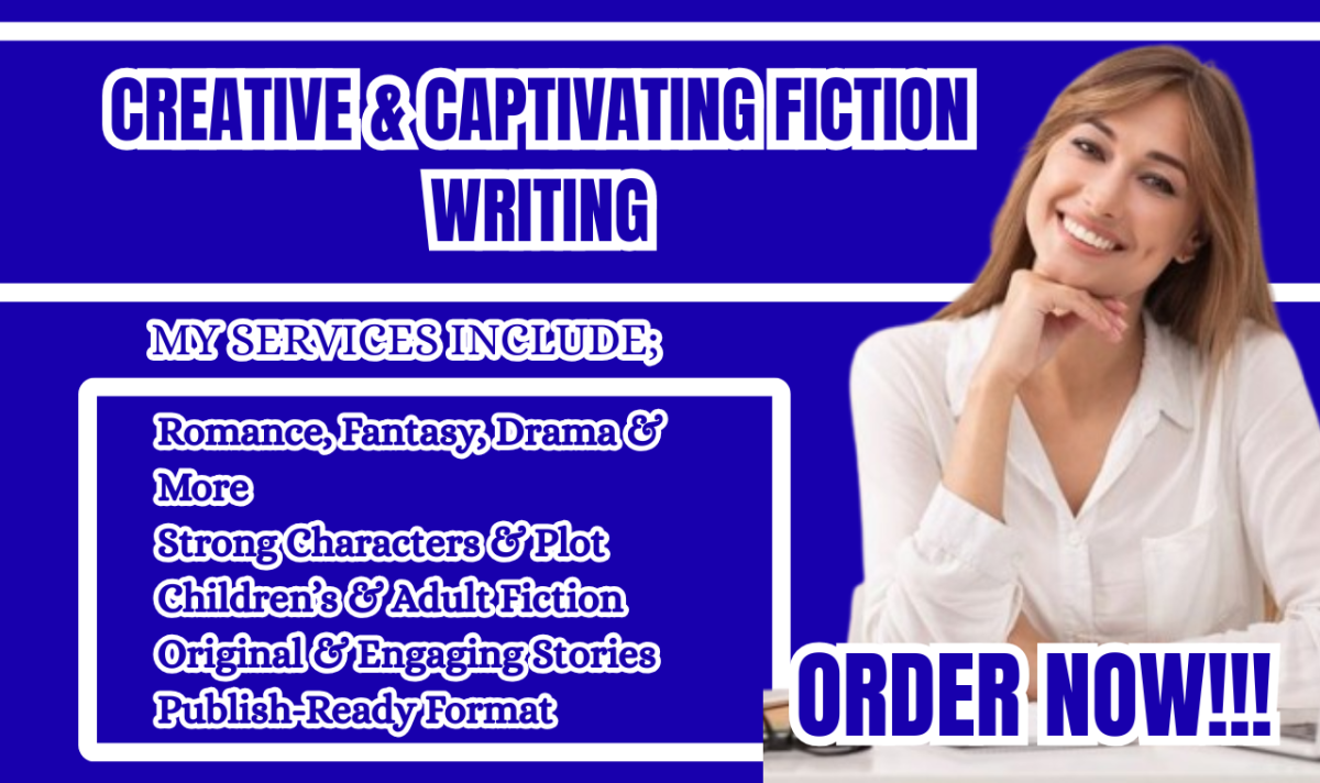 I will write a fiction or storybook that captivates readers