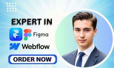 I will design or develop your Webflow website, Figma to Webflow