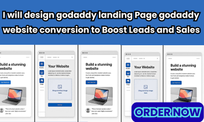 I Will Design a GoDaddy Landing Page to Boost Leads and Sales