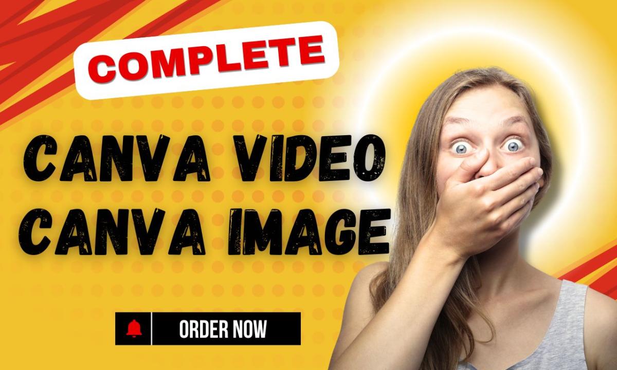 I will do Canva template for any design and Canva video editing