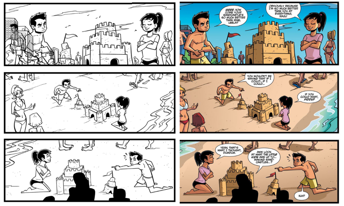 I will bring your superhero comic story book to life with epic comic art from scratch