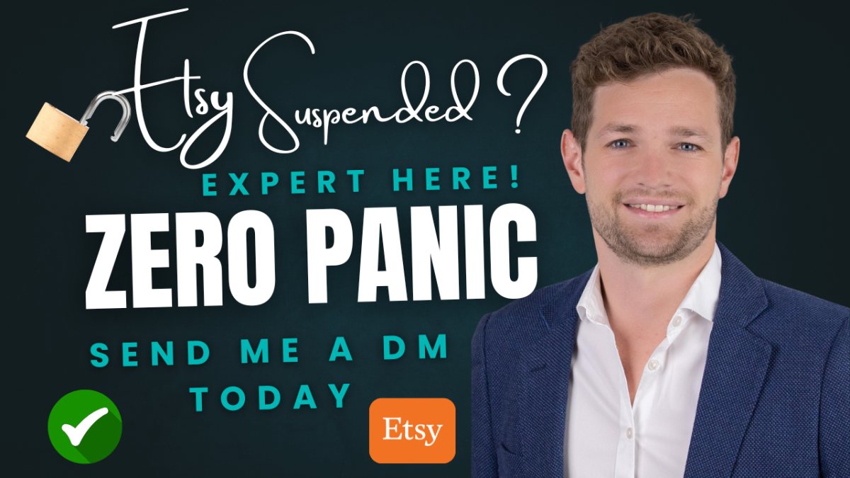 I will Reinstate Suspended Etsy Store, Write Etsy Appeal Letter & Reopen Your Suspended Etsy Shop