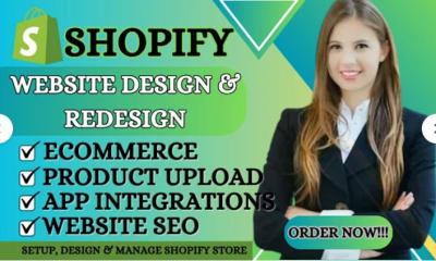I will do Shopify Website Redesign | Shopify Website Design | Shopify Store Redesign
