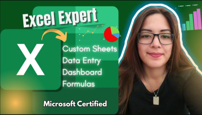 I Will Create Powerful Excel Spreadsheets and Dashboards