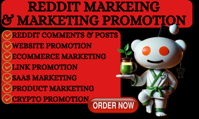 I will do Reddit post for ecommerce website AI game book, business CBD, crypto, product