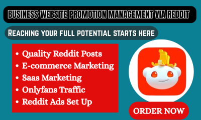 I will do Reddit post management for AI website, app, OnlyFans page, crypto blog promotion
