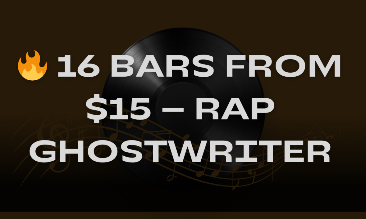 I Will Write Rap, Trap, or Hip Hop Lyrics as Your Ghostwriter