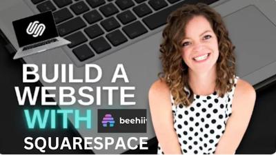 I will build a Squarespace website and automate it using Zapier and Beehiiv AI