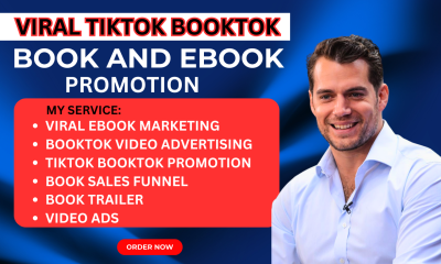 I will promote your book or ebook on my BookTok TikTok