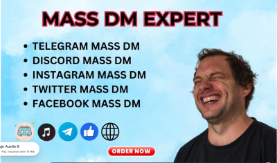 I will do Telegram mass DM, Discord mass DM, and Promotion Services