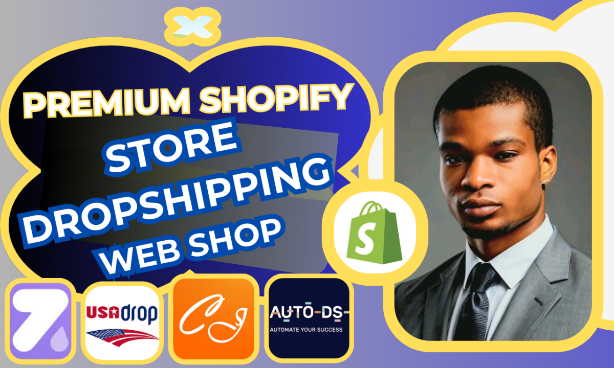 I will design Shopify dropshipping store via Zendrop, AutoDS, USadrop, CJ Dropshipping