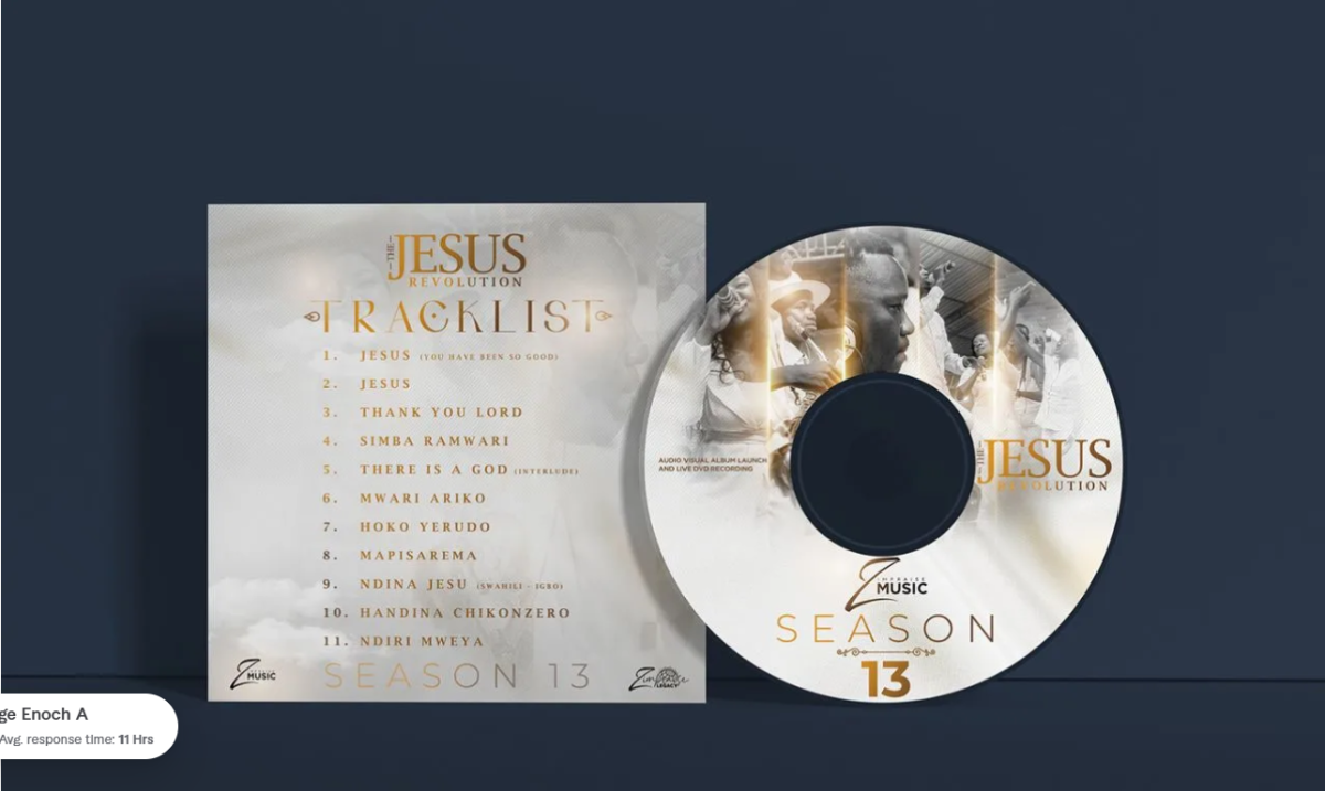I will design a top notch gospel album cover and CD cover