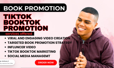 I will amplify your book visibility with a TikTok and BookTok influencer video