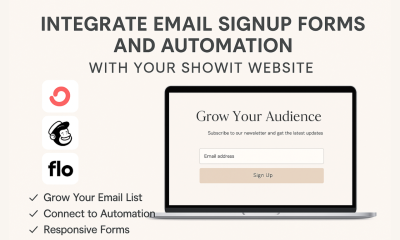 I will integrate email signup forms and automation with your Showit website