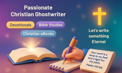 I Will Ghostwrite Christian Book, Ebook, Bible Study, and Devotion