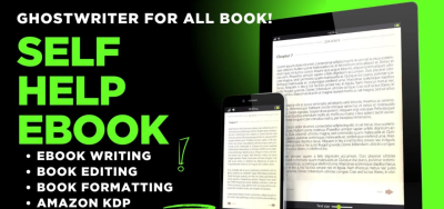 I will be your ebook ghostwriter, fiction book writer, non-fiction ghostwriter