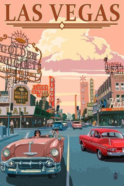 I will design retro vintage illustration vintage posters retro art