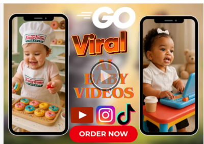 I will do viral AI baby talking video, AI baby podcast, AI talking avatar, AI podcast
