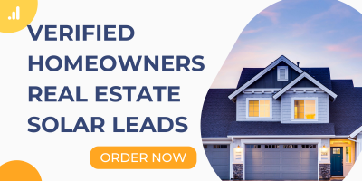 I Will Generate Active Consumer Real Estate, Homeowners Solar Leads, Homeowners Leads