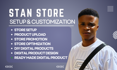I will expertly set up Shopify, Stan Store, Gumroad, Payhip, and Stan Store marketing