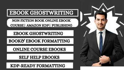 I Will Be Your Non-Fiction Ghostwriter, Amazon KDP Ebook Writer, and Ghost Book Writer