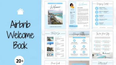 I will write and design Airbnb guidebook, welcome book, listing description, house manual