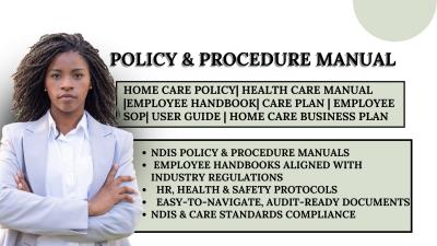 I Will Write Home Care Policy and Procedures Manual NDIS Employee Handbook Health Care
