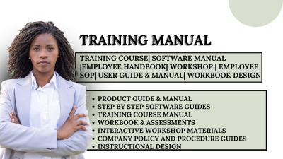 I Will Write, Design Training Course Manual, Workshop, Workbook, Software User Guides