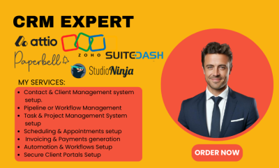 I Will Suitedash CRM Setup Expert for Client Portals, Automation, and Project Management