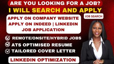 I will search and apply for jobs as a reverse recruiter – Remote job seeker assistance