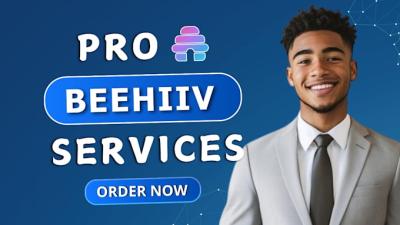 I will setup beehiiv newsletter beehive landing page design beehiiv ai newsletter