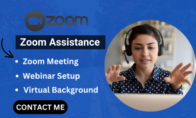 I will create virtual meeting, Zoom interview, virtual background for Zoom meeting