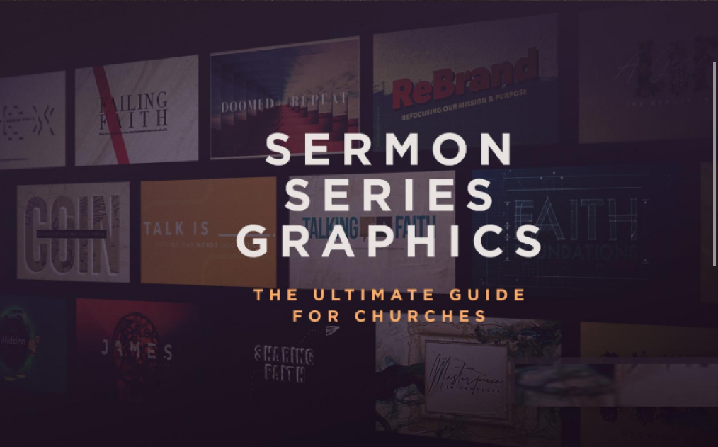 I will create your church sermon or series graphics