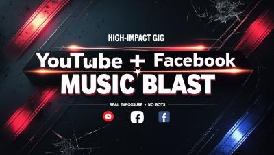 I will boost your rock or EDM music video to real fans on YouTube and Facebook