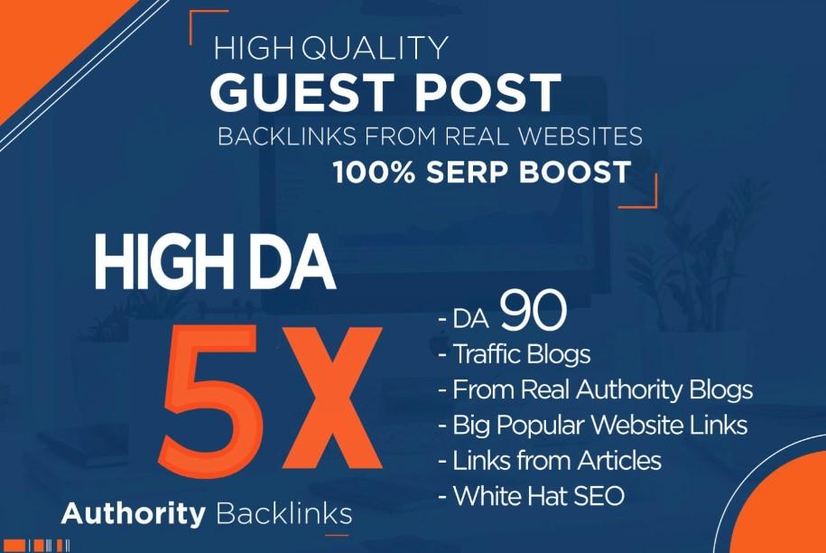 I Will Do a Guest Post with Dofollow Backlinks on High DA Sites