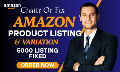 I will create Amazon product listing, SEO product description, Amazon FBA listings