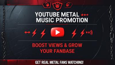 I will do YouTube metal music and band promotion for organic reach and engagement