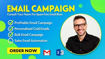 I Will Send Bulk Email Marketing Campaign with Text, Image, and Attractive HTML Template