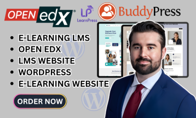 I Will Build or Customize Your LMS Using Open EdX, LearnPress, or BuddyPress