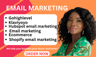 I will boost Shopify sales with expert Klaviyo email flows, campaigns & marketing