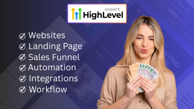 I Will Build and Manage Your GoHighLevel Sales Funnel, Website, and Automation