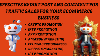 Do Reddit Post Management for Amazon Crypto Website App Product IPTV Business