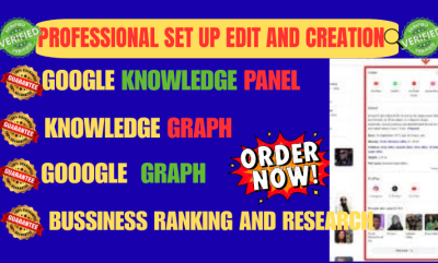 I Will Create a Verified Google Knowledge Panel for Personal, Brand, or Any Category