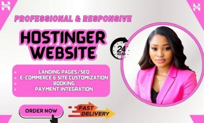 Hostinger Website Design, IONOS Website, Hostinger Redesign, Hostinger Design