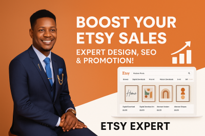 I Will Design, List, SEO Optimize, and Promote Your Etsy Digital Products