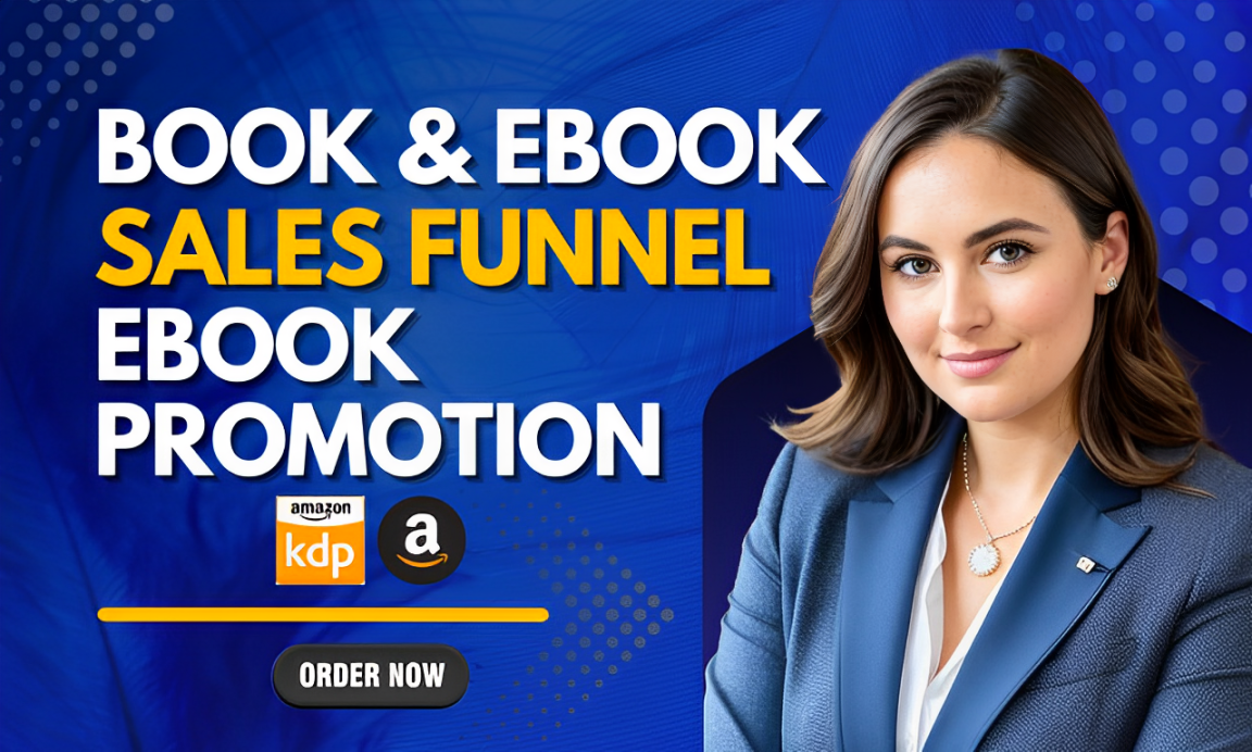 I Will Do Powerful Ebook Marketing with Amazon KDP Sales Funnel for Book Promotion