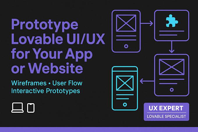 I Will Design Lovable UX Prototypes, Wireframes, and Product UI Mockups