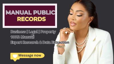 I will perform detailed manual searches and extract accurate public records