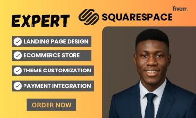 I Will Build Squarespace, Ecommerce Website, Convert Wix to Squarespace, and Optimize SEO